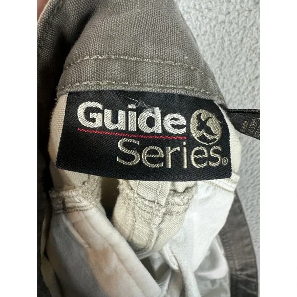 Guide Series Pants Mens 44x30 Khaki Convertible Zip Off Cargo Hiking Outdoor Men
